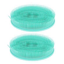Portable and Environmentally Friendly Silicone Body Scrubber, Dual-Sided Skin Care Tool for Enhanced Hygiene