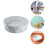 2Pcs Household Grey Seasoning Holder Rotatable Kitchen Organizer 10