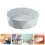 2Pcs Household Grey Seasoning Holder Rotatable Kitchen Organizer 11
