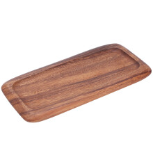 Exquisite Serviertabletts aus Akazienholz für vielfältige Einsatzmöglichkeiten, langlebige und umweltfreundliche Platten mit natürlicher