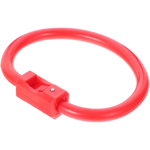 3Pcs Red Plastic Livestock Nose Ring Spring-Loaded Cattle Accessory 2