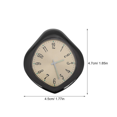 5Pcs Creative Metal Mini Car Clock Quartz Timekeeping Glow-in-Dark 1