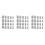 75Pcs Durable Adjustable Nylon Waterproof Cable Gland Cord Connector 7
