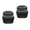 4Pcs Universal Black Plastic Tennis Racket Butt Cap Protectors 4