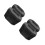 4Pcs Universal Black Plastic Tennis Racket Butt Cap Protectors 8
