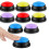8 PCS Answer Buzzers Button Answer Buzzer Game Show Buzzer Recordable Button Classroom Buzzers for Christmas Team Party 6