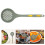 2Pcs Silicone Strainer Colander Spoons Multi-Color Kitchen Pasta Scoop 6