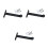3Pcs Rust-Resistant Black Iron Shelf Brackets Load Bearing Holders 4