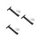 3Pcs Rust-Resistant Black Iron Shelf Brackets Load Bearing Holders 6