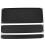 6Pcs Durable Metal Cabinet Protective Covers Black Equipment Shield 2