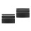 6Pcs Durable Metal Cabinet Protective Covers Black Equipment Shield 5