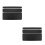 6Pcs Durable Metal Cabinet Protective Covers Black Equipment Shield 7