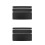 6Pcs Durable Metal Cabinet Protective Covers Black Equipment Shield 8