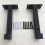 3Pcs Rust-Resistant Black Iron Shelf Brackets Load Bearing Holders 10