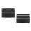6Pcs Durable Metal Cabinet Protective Covers Black Equipment Shield 9