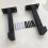 3Pcs Rust-Resistant Black Iron Shelf Brackets Load Bearing Holders 11