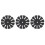 3Pcs Black Eva Rack 12 Arrows Protector for Sports 4