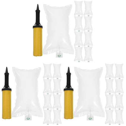 3Sets Wit Opblaasbare Pakkingzakken Waterdicht Bescherming 1