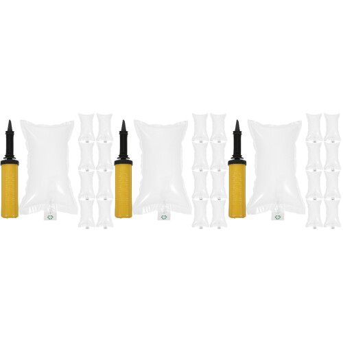 3Sets Wit Opblaasbare Pakkingzakken Waterdicht Bescherming 2