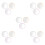 120Pcs Portable Mini Pocket Mirror Round Compact Mirror for Handbag 8