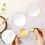 120Pcs Portable Mini Pocket Mirror Round Compact Mirror for Handbag 10
