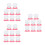 24Pcs Pink PP Egg Holders Adorable Foot-Shaped Egg Cups for Home Use 9