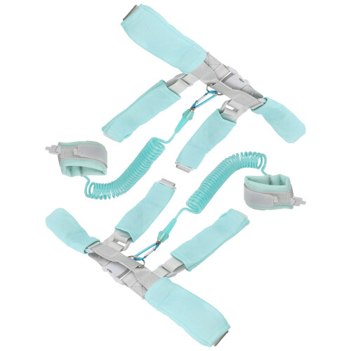 3Ensembles Harnais Vert Avec Laisse Poignet Réglable 1