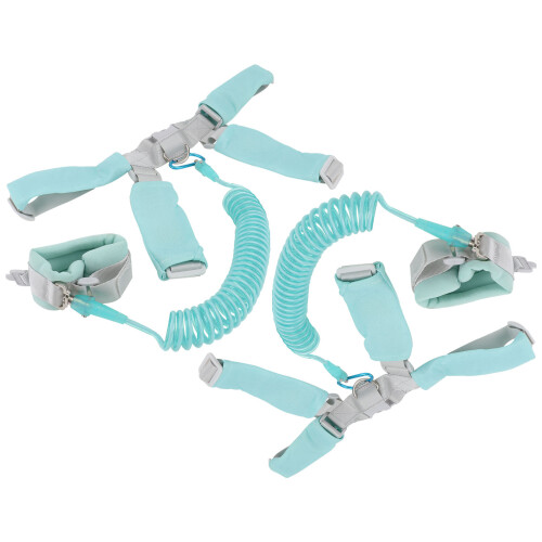 3Ensembles Harnais Vert Avec Laisse Poignet Réglable 2