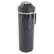 Auto-Elektro-Kocher 500 ml Edelstahl, 12V-24V, 22,1 x 7,1 cm Schwarz