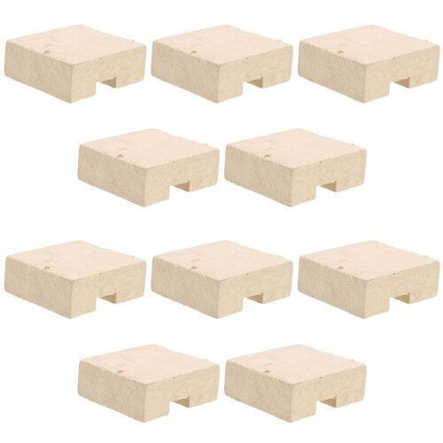 30Pièces De Fixation En Bois Beige Pour Manche De Houe Hache 1