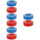 8Pcs Lightweight Hockey Practicing Pucks Durable PP Material 8