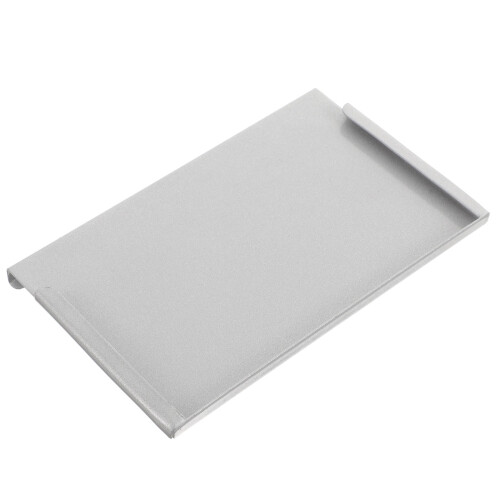 5Pcs Silver Metal Cards Box Practical Office Table Card Storage Case 2