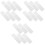 18Pcs Weighted Cord Pull Ends for Blinds Curtain Cord Control White 4