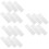 18Pcs Weighted Cord Pull Ends for Blinds Curtain Cord Control White 6
