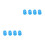 8Pcs Durable Silicone Guitar Finger Caps Blue for Stringed Instruments 4