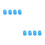 8Pcs Durable Silicone Guitar Finger Caps Blue for Stringed Instruments 9
