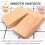 Blocos de madeira natural retangulares, 1 conjunto, 2,36 x 1,57 x 0,47 polegadas 5
