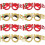 8Pcs Novelty Christmas Glasses Props Funky Assorted 7