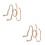 4Pcs Classic Retro Light Brown Jute Macrame Hanging Planter Basket 3
