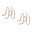 4Pcs Classic Retro Light Brown Jute Macrame Hanging Planter Basket 5