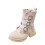 Children's Boots, Single Boots, British, Side Zipper Short Boots 3