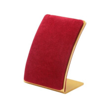 Schmuckständer aus Metall und Mikrofaser, Schmuckorganizer für Halsketten, kreative Schmuckpräsentations-Accessoires für Fenster