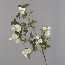 Künstliche, lange, kleine Rosen – Moderne Tischdekoration, künstliche Blumensträuße fürs Wohnzimmer & Valentinstagsgeschenk