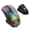 Διαφανές ποντίκι παιχνιδιών RGB Ασύρματο Bluetooth Ενσύρματο Ψηφιακό Οθόνη Type-C 1