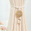 Camellia Tassel Tiebacks with Pearls Adjustable Braided Rope 1