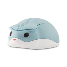 2,4 GHz lyserød trådløs mus 1200 dpi ergonomisk optisk USB-mus sød hamsterformet mus til børn bærbar pc gaver med musemåtte
