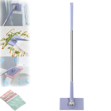 Fregona Snap-Grip sin necesidad de lavado: Una mini fregona automática para el hogar con un clip de fácil uso. Limpia con facilidad tanto suelos