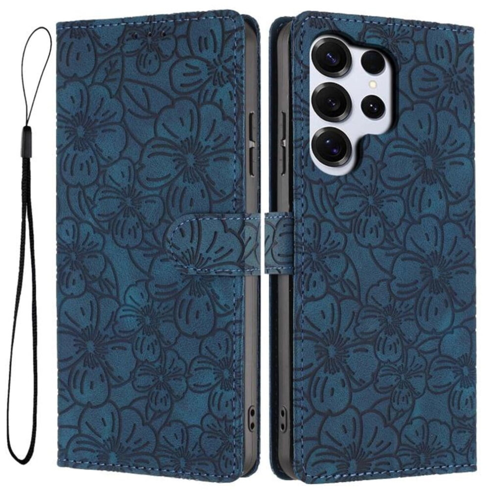 Cherry Blossom Leather Flip Wallet Case For Samsung Galaxy Red 937196985364