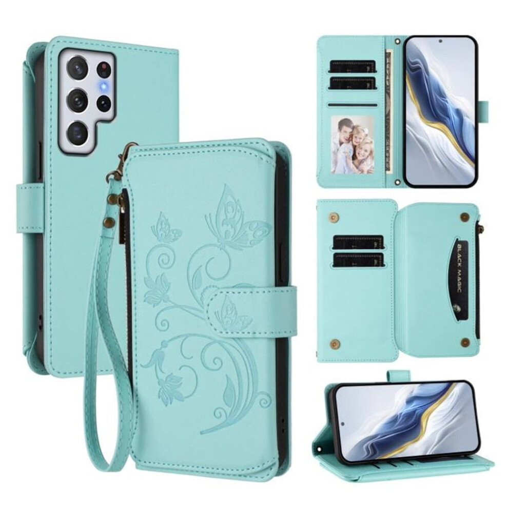 Magnetic Clasp Flip Stand Case For Samsung Galaxy S22 Ultra 937196985388
