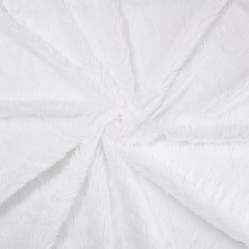 1 Yard Polyester-Plüschstoff, Teppich, Kissenzubehör, Weiß, 1550 mm